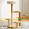 Post de Rascado para Gatos de MDF Douyin Xiaohongshu, Rascador para Gatos de Sisal Transfronterizo, Cama para Gatos con Descuento, Estructura de Escalada Grande para Gatos