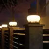 Luces Solares para Jardín, Luces para Postes de Valla, Luces para Césped al Aire Libre, Luces Impermeables para Postes de Portón de Villa, Luces para Postes de Portón de Patio