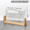 Envío Transfronterizo de Tabla Periódica de Elementos Física 3D Impresa de Alta Definición Gráfico Químico Pieza de Exhibición de Conocimiento Decoración de Escritorio Marco de Fotos