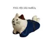 Enfeites de Carro Gato Japonês Decoração de Console Central Brinquedo Tendência de Mesa Figura Zakka Artesanato de Resina Enfeites de Carro
