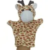 Fantoche de Mão Animal Abertura da Boca Performance Prop Interativo Boneca de Pelúcia Desenho Animado para Jardim de Infância Luva Área Material Brinquedo