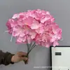 Flores Artificiales, Ramo de Hortensias de 5 Cabezas, Verano Interminable, 27 Piezas, Materiales Florales para Decoración de Bodas y Hogar, Flores de Cinco Cabezas