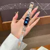 Pulseira de Metal e Couro Cape Star Shell Adequada para Xiaomi Mi Band