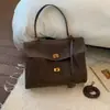 Bolso Satchel Retro Francés Esmerilado Platino para Mujer 2025 Nuevo para Viajar al Trabajo Nicho Gran Capacidad Hombro Único Cruzado Transversal