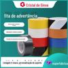 Fita de advertência Jinghua Fita amarela preta Fita de piso de PVC amarelo amarelo vermelho amarelo azul verde PVC Fita de divisão de área de solo de logotipo