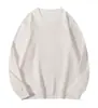 Sudadera Lianlaiti de Cuello Redondo Logo Personalizado Corte Holgado Algodón Puro Fina Camisa Publicitaria Bordado Transferencia Térmica Ropa de Trabajo