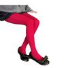 IOULOR Corea del Sur Popular en Internet Medias Planas Color Sólido Carmesí Profundo Life Plus Leggings de Entrepierna Pantalones Combinables para Otoño/Invierno