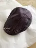 2025 Nueva Moda Retro Gorra de Mezclilla Adelantada Calle Casual Versátil Boina Chica Popular Gorra de Pico Gorra de Pintor