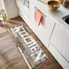 Fábrica em estoque Tapete para Piso de Cozinha Americana Cabelo Liso Tapete de Banheiro Tapete para Porta de Entrada de Varanda Tapete Resistente à Sujeira Fácil de Cuidar