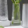 Vaso de Pintura Dourada Celebridade da Internet Vidro Transparente Sala de Estar Ornamentos de Flores Decorativos Criativo Simples Nórdico Flor de Água Arranjo
