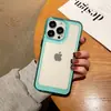Adecuado para iPhone 16 Pro Max Dos en Uno Acrílico Espacial Transparente 17P Botón Electrochapado Ranura para Pegamento Carcasa