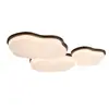 Lámpara de Techo para Sala de Estar Estilo Medieval Lámpara Principal para Dormitorio Nuevo Estilo Crema Wabi-Sabi Retro Madera Maciza Nube Protección Ocular Lámpara para Recibidor
