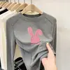 Ropa interior para niñas de otoño e invierno con forro polar, camiseta de manga larga ajustada estilo coreano, top interior cálido cepillado para niños mayores