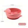 Tazón de Silicona para Bebé, Antiderrames con Ventosa, Resistente a Altas Temperaturas, Fácil de Limpiar, Suministro Directo de Fábrica, Soporta Diseño Personalizado Basado en tu Imagen