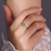 Libro Rojo Recomendado Explosiones Hetian Jade Anillo de Azúcar Temperamento Retro para Mujer Color Jade Blanco Anillo de Dedo Anillo de Nudillo