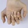 Unhas Usáveis Feitas à Mão Atacado Xiaohongshu Douyin Venda Quente Diamante Borboleta Coração High-End Nail Art Unhas Usáveis 24 Peças