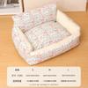 Cama para Gatos y Perros para Todas las Estaciones, Estilo Dibujos Animados, Cómoda y Espaciosa, Resistente al Agua, Doble Cara, Adecuada para Gatos y Perros, Cama Sofá, Impermeable
