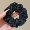 Scrunchie súper lindo y moderno para mujer, liga para el cabello dopamina de 10 CM, fresco y lindo, colorido, accesorio para el cabello de alta gama