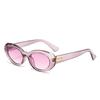 Gafas de sol ovaladas de moda con montura completa 2024 para exteriores, para conducir, montar a caballo, pescar y protegerse del sol, para hombres y mujeres.