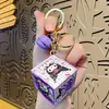 Mini Desenho Animado Kulomi Ding Dang Gato Urso Morango Série Cubo Mágico Brinquedo Cubo Mágico de Terceira Ordem Pingente de Chaveiro Venda por Atacado
