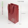 Bolsa de papel roja para joyería, embalaje exterior, caja de regalo, bolsa de papel, bolsa de regalo de cartón blanco