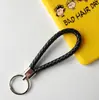 Chaveiro de corda de couro trançado com detalhes chaveiro de casal chaveiro de carro pequeno presente chaveiro colorido atacado