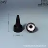 Estoque Disponível de Tampas Pontiagudas Pretas e Brancas de 18mm, 20mm, 24mm, 28mm, 32mm, 42mm para Garrafas Plásticas
