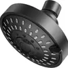 Alcachofa de Ducha de 4 Pulgadas con Cinco Configuraciones de Ahorro de Agua, Ducha Presurizada, Pequeño Rociador Superior, Instalación Oculta con Alcachofa de Ducha para Baño