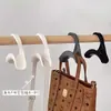Gancho para Bolsa, Gancho Curvo para Bolso de Mano, Estante para Bolsos de Armario, Hebilla para Corbata y Bufanda, Estante para Bufandas, Estante de Almacenamiento para Armario
