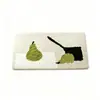 Alfombra antideslizante simple para baño con diseño de carta transfronteriza, alfombra de mechones muy absorbente, alfombra de cachemir para sala de estar, alfombra de mesita de noche, alfombra para mesa de café