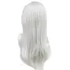 [Tongchuan] Peluca cosplay original de Genshin Impact Sano plateada blanca anti-deformación capa micro-rizada en stock