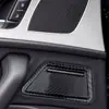 Adequado para 12-18 Audi A6LA7 modificação interna de fibra de carbono tampa do cinzeiro traseiro adesivos decorativos acessórios