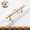 Puxador de armário estilo francês dourado moderno simples estilo nórdico porta de armário gaveta ferragens de móveis puxador redondo