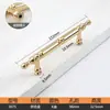 Puxador de armário estilo francês dourado moderno simples estilo nórdico porta de armário gaveta ferragens de móveis puxador redondo
