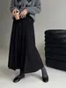 Falda plisada de lana de cintura alta estilo coreano Luxi para mujer, nueva falda casual versátil semi-elástica de otoño e invierno 1768