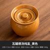 Olla para Sopa Guisada de Cerámica Pequeña Olla para Guisar Hogareña Olla de Cerámica para Sopa Estilo Antiguo Olla para Guisar a Fuego Abierto Impermeable con Tapa