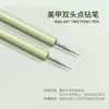 Caneta Pontilhada Dupla Face para Manicure Caneta Pontilhada Duplo Uso Salão de Unhas Gancho de Flor Borda Pegajosa Diamante Caneta de Terapia de Luz Conjunto Venda por Atacado de Fábrica