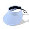 Sombrero de verano para mujer, protector solar, personalizado, nuevo estilo, de ala grande, bonito, para cubrir la cara, para exteriores, vacío