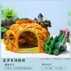 Casa Refugio Cangrejo Ermitaño Bosque Coral Concha de Coco Tronco de Árbol Agujero Reptil Caja para Mascotas Trepadoras Adornos de Paisajismo Casa Piña Objeto para Trepar