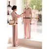Nuevo Conjunto Deportivo Casual con Sudadera con Capucha Color Caqui 2025 para Mujer Primavera y Otoño Estilo Adelgazante y Moda Reductora de Edad Conjunto de Dos Piezas