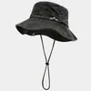 Sombrero de Pescador de Ala Ancha de Algodón Lavado de Estilo Europeo y Americano de Moda para Senderismo al Aire Libre, Sombrero de Protección Solar para Hombres y Mujeres, Nuevo Sombrero de Pescador de Montaña de Amazon