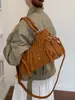 Bolso de ante retro de gran capacidad para debajo del brazo para mujer 2026 nuevo bolso cruzado de otoño e invierno estilo coreano bolso de un solo hombro para el día a día