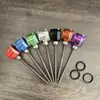 Cabezal de puntería recurvo ACCMOS, punta de puntería para arco recurvo, competición de arco y flecha con punta de puntería de fibra óptica, accesorios para arco y flecha