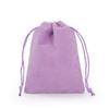 Pantalones de terciopelo coloridos con bolsillo con solapa y cordón ajustable, venta al por mayor, logotipo personalizado impreso, regalo, embalaje de joyería, almacenamiento con cordón, bolsa pequeña de tela