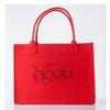 Bolsa Tote Festiva de Feltro Vermelho 2026 Novo Modelo Bolsa de Mão Bolsa Tote para Presente Bolsa de Armazenamento Fabricante