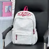 Mochila Casual Simple Nueva de Verano 2026 para Estudiantes, Alto Valor Estético, Gran Capacidad, Bolso Escolar Bordado con Letras
