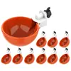 Bebedero para pollos comercio exterior transfronterizo pollo, pato y ganso dispositivo de bebida automática bebedero para aves de corral alimentador de agua para incubación