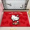 Alfombra de Piso de Barro Diatómico de Anime de Dibujos Animados para el Hogar, Entrada de Baño, Alfombra Absorbente de Agua, Fácil de Limpiar, Alfombra de Piso de Baño, Dropshipping