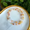 Huiya Joyería Pulsera de Cristal Natural Multi-Tesoro Cristal Torre Amarilla Ojo de Tigre Amarillo Piedra Ojo de Tigre Pulsera Donut Mayoreo