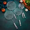 Colador de Nueve Cuentas de Acero Inoxidable para Cocina y Restaurante, Separador de Aceite, Cuchara Filtro para Olla Caliente para Cocina Casera, Venta al Por Mayor del Fabricante